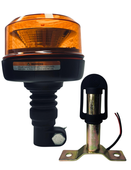 Rundumleuchte Warnleuchte LED 12-24V E9 ECE 10 R65 mit Halterung T
