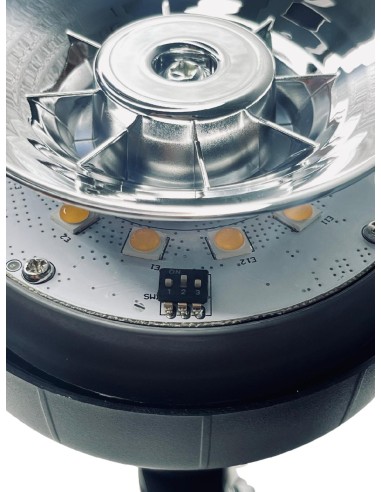 Rundumleuchte Warnleuchte LED 12-24V E9 ECE 10 R65 mit Halterung T