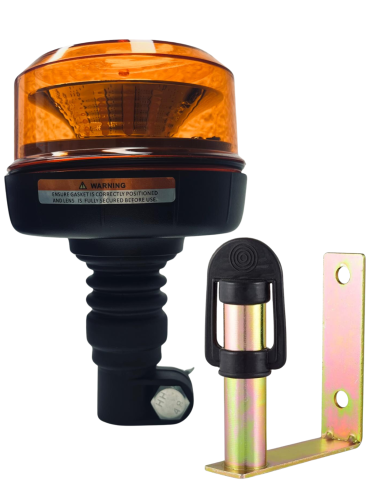 Rundumleuchte Warnleuchte LED 12-24V E9 ECE 10 R65 mit Halterung U