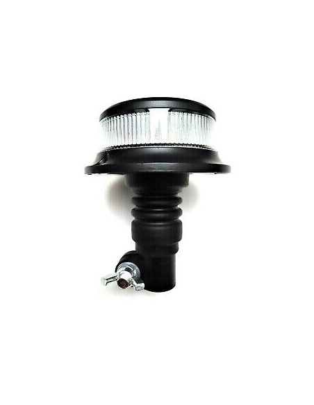 Orange weiß 18 LED Rundumleuchte 3 Blitzmuster 12/24V ECE R65 R10 + Halterung I