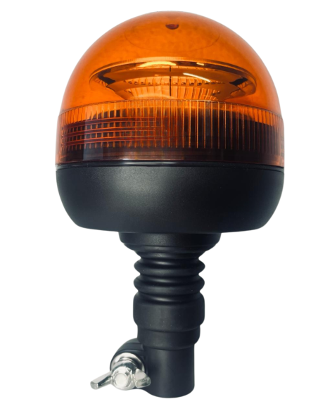 Rundumleuchte orange, Warnleuchte mit flexiblem Fuß LED 3 Funktionen R65 3 Stück