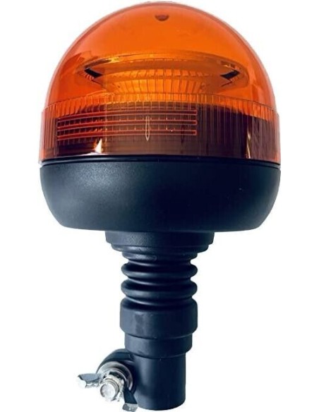 Rundumleuchte orange, Warnleuchte mit flexiblem Fuß LED 3 Funktionen R65 3 Stück