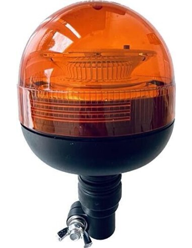 Rundumleuchte orange, Warnleuchte mit flexiblem Fuß LED 3 Funktionen R65 3 Stück