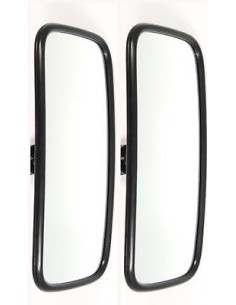 2x Außenspiegel Rückspiegel 375x185 ø14-23 LKW Bagger Traktor Baumaschinen SET