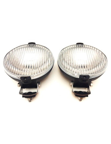 2x Nebelscheinwerfer H3 Halogen 12V 24V Zusatzscheinwer Ø152 Glühbirnen 12V SET