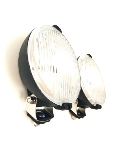 2x Nebelscheinwerfer H3 Halogen 12V 24V Zusatzscheinwer Ø152 Glühbirnen 12V SET