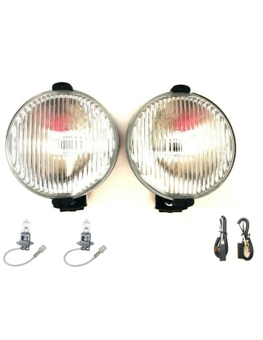 2x Nebelscheinwerfer H3 Halogen 12V 24V Zusatzscheinwer Ø152 Glühbirnen 24V  SET