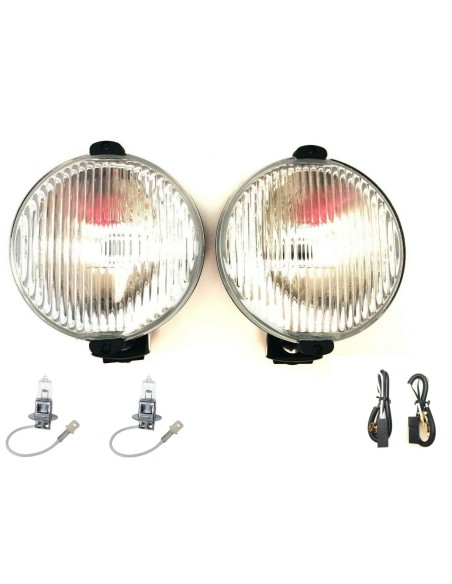 2x Nebelscheinwerfer H3 Halogen 12V 24V Zusatzscheinwer Ø152 Glühbirnen 24V  SET
