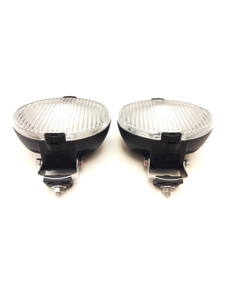 2x Nebelscheinwerfer H3 Halogen 12V 24V Zusatzscheinwer Ø152 Glühbirnen 24V  SET
