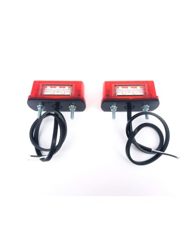 2x LED Kennzeichenleuchte Nummerschildleuchte Kennzeichenbeleuchtung Dreieck SET