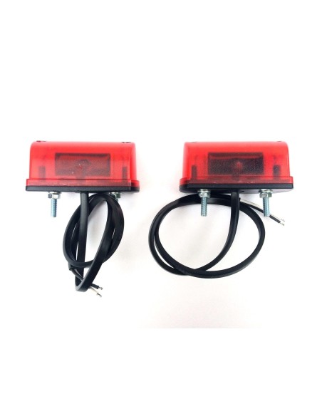 2x LED Kennzeichenleuchte Nummerschildleuchte Kennzeichenbeleuchtung Dreieck SET