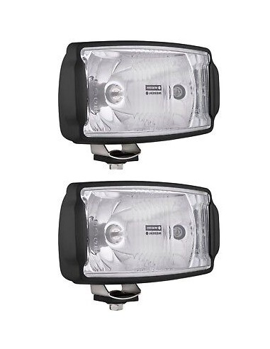 2x Fernscheinwerfer mit Positionslicht H3 Halogen Zusatzscheinwerfer 12V 24V LKW