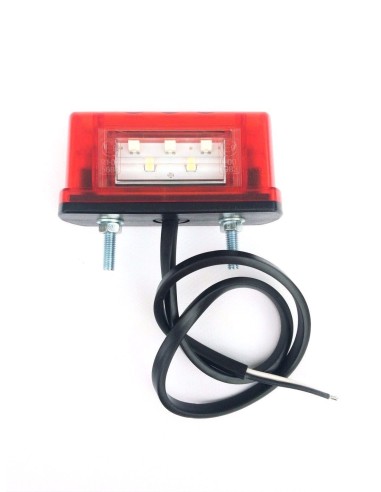 2x LED Kennzeichenleuchte Nummerschildleuchte Kennzeichenbeleuchtung Dreieck SET