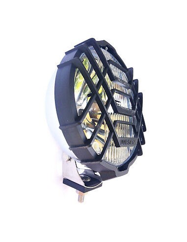 Rund Chrom Fernscheinwerfer H3 Halogen Zusatzscheinwerfer 183 mm 12V 24V E20 LKW