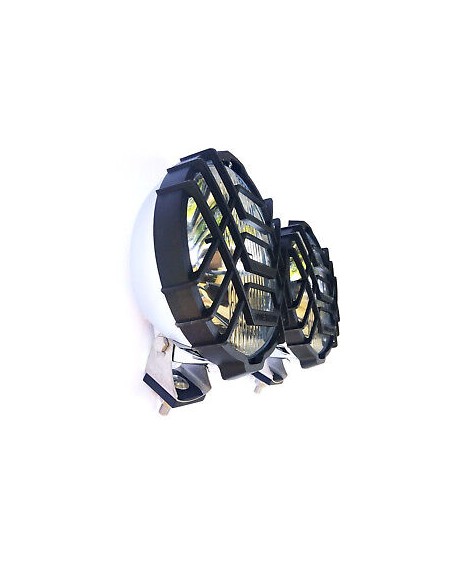 2x Rund Chrom Fernscheinwerfer H3 Halogen Zusatzscheinwerfer 183 mm 12V 24V E20