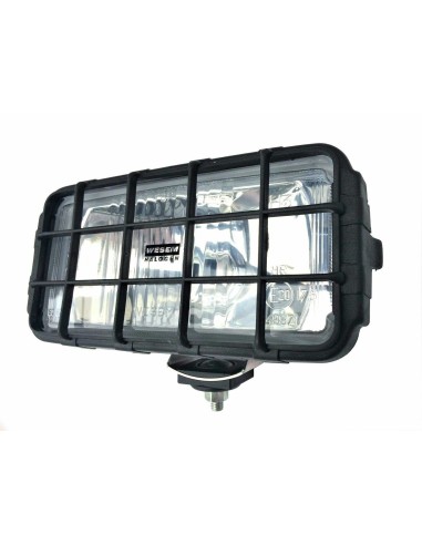 Fernscheinwerfer Weiß Zusatzscheinwerfer 195x95 mit Schutzgitter 12V 24V Halogen