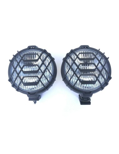 2x Rund Nebelscheinwerfer H3 Halogen 12V 24V Nebellicht Zusatzscheinwer E20 IP54