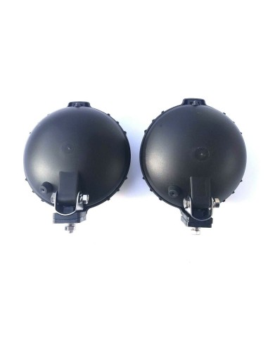 2x Rund Nebelscheinwerfer H3 Halogen 12V 24V Nebellicht Zusatzscheinwer E20 IP54