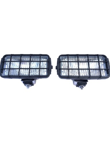 2x Nebelscheinwerfer H3 Halogen Zusatzscheinwerfer 24V Nebellicht mit Glühbirnen
