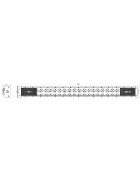 Panel LED 141 x LED łuk KMR15