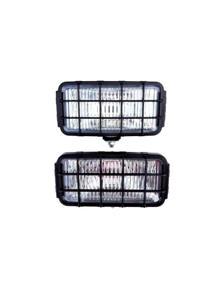 2x Nebelscheinwerfer H3 Halogen Zusatzscheinwerfer 24V Nebellicht mit Glühbirnen