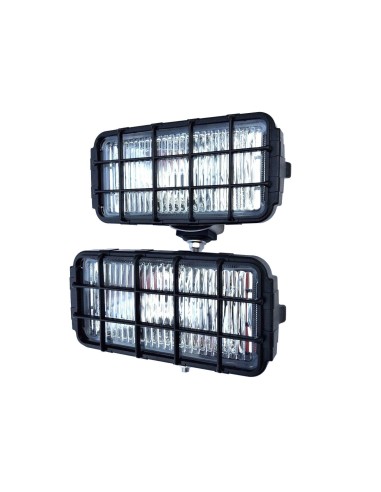 2x Nebelscheinwerfer H3 Halogen Zusatzscheinwerfer 24V Nebellicht mit Glühbirnen