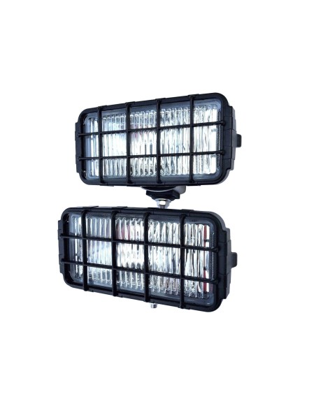 2x Nebelscheinwerfer H3 Halogen Zusatzscheinwerfer 24V Nebellicht mit Glühbirnen