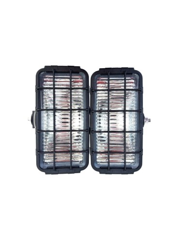 2x Nebelscheinwerfer H3 Halogen Zusatzscheinwerfer 24V Nebellicht mit Glühbirnen