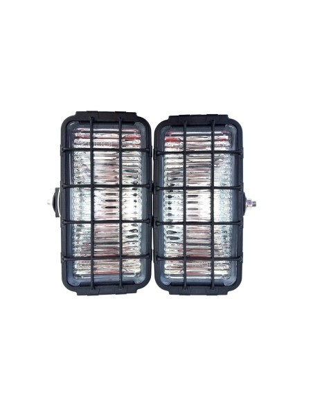 2x Nebelscheinwerfer H3 Halogen Zusatzscheinwerfer 24V Nebellicht mit Glühbirnen