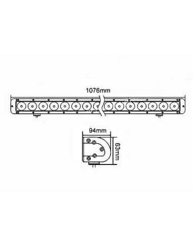 Panel LED 26 x LED