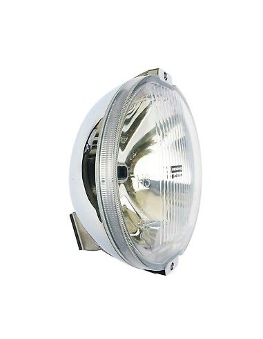 Fernscheinwerfer ø183 Chrom RUND 12V LED RING Positionslicht Zusatzscheinwerfer