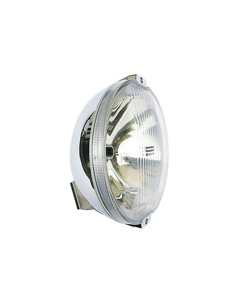 Fernscheinwerfer ø183 Chrom RUND 12V LED RING Positionslicht Zusatzscheinwerfer