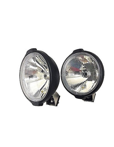 2x Rund Fernscheinwerfer H3 Halogen 183 mm Fernlicht Zusatzscheinwerfer 12V 24V