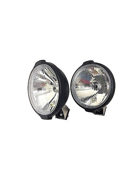 2x Rund Fernscheinwerfer H3 Halogen 183 mm Fernlicht Zusatzscheinwerfer 12V 24V