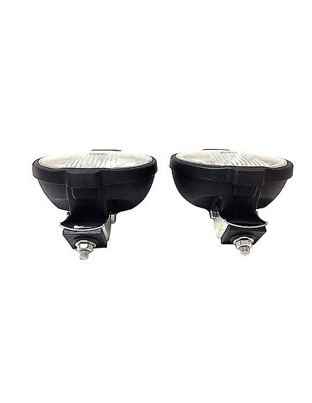 2x Rund Fernscheinwerfer H3 Halogen 183 mm Fernlicht Zusatzscheinwerfer 12V 24V