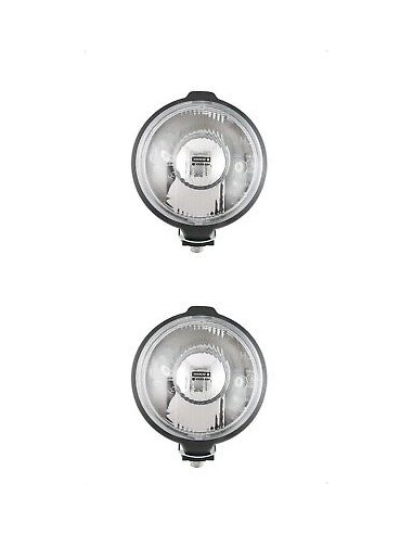 2x Rund Fernscheinwerfer H3 Halogen 183 mm Fernlicht Zusatzscheinwerfer 12V 24V