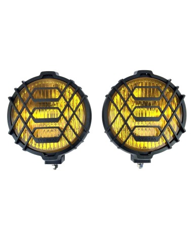 2x Gelb Nebelscheinwerfer H3 Halogen 12V 24V Nebellicht Zusatzscheinwerfer E20