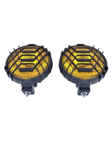 2x Gelb Nebelscheinwerfer H3 Halogen 12V 24V Nebellicht Zusatzscheinwerfer E20