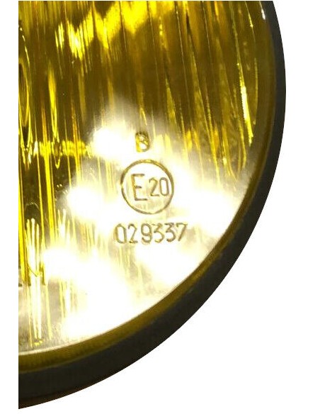 2x Gelb Nebelscheinwerfer H3 Halogen 12V 24V Nebellicht Zusatzscheinwerfer E20