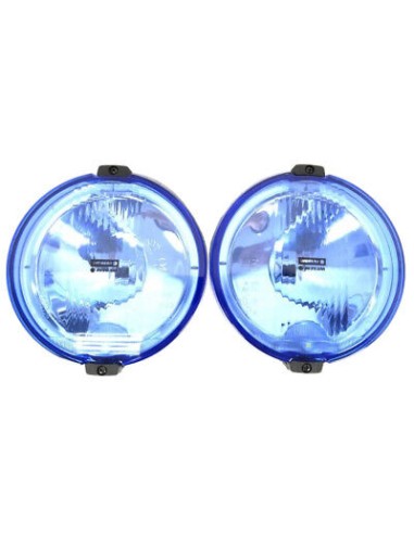 2x Blau rund ø183 H3 Fernscheinwerfer Fernlicht Zusatzscheinwerfer 12V 24V E20