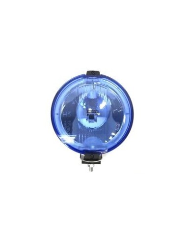 2x Fernscheinwerfer H3 Blau Rund LED RING 24V Positionslicht Zusatzscheinwerfer