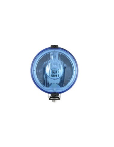 2x Fernscheinwerfer H3 Blau Rund LED RING 24V Positionslicht Zusatzscheinwerfer