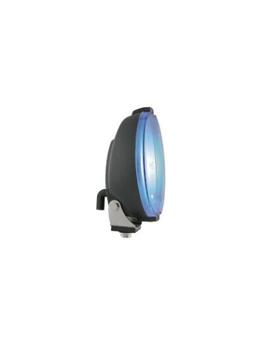 2x Blau rund Fernscheinwerfer Zusatzscheinwerfer mit 12V LED Ring Positionslicht