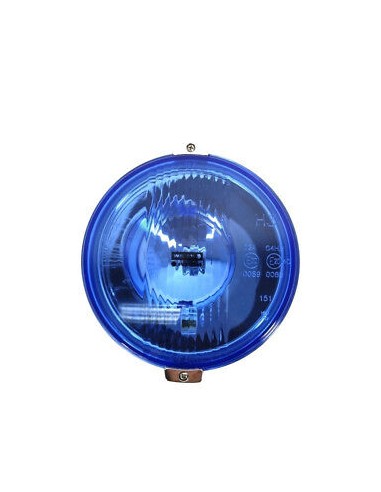 Blau chrom rund H3 Halogen Fernscheinwerfer Fernlicht Zusatzscheinwerfer 12V 24V