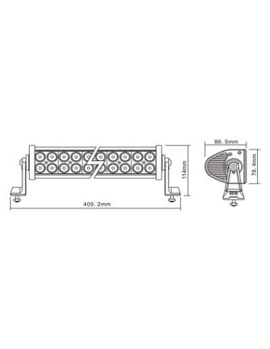 Panel LED 24 x LED