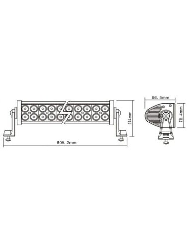 Panel LED 40 x LED
