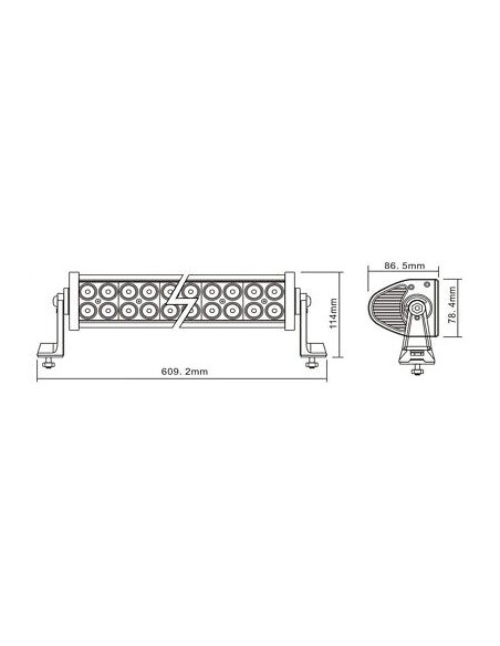 Panel LED 40 x LED