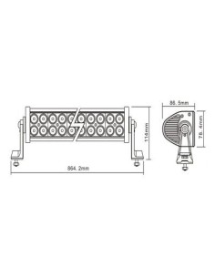 Panel LED 60 x LED 2