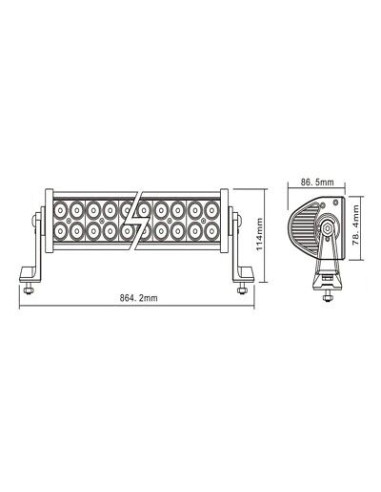 Panel LED 60 x LED