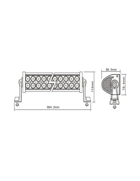 Panel LED 60 x LED